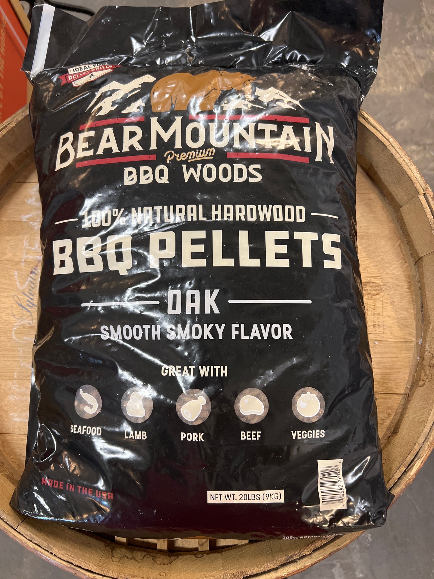 Bear Mountain 20lb Pellet - Oak