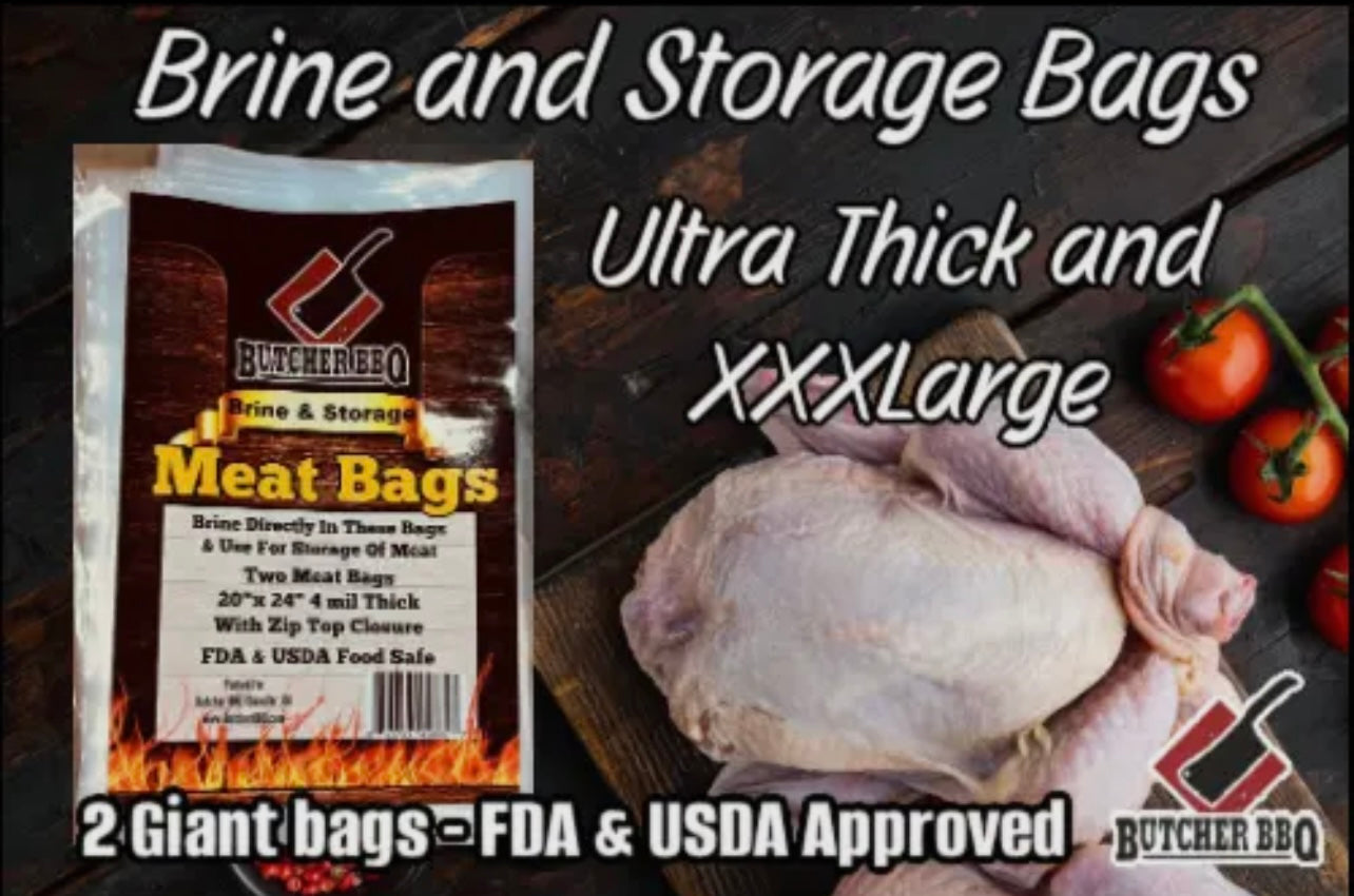 Butcher bbq Meat bags