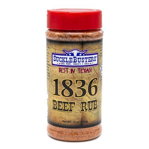 SuckleBusters 1836 Beef Rub 12 oz