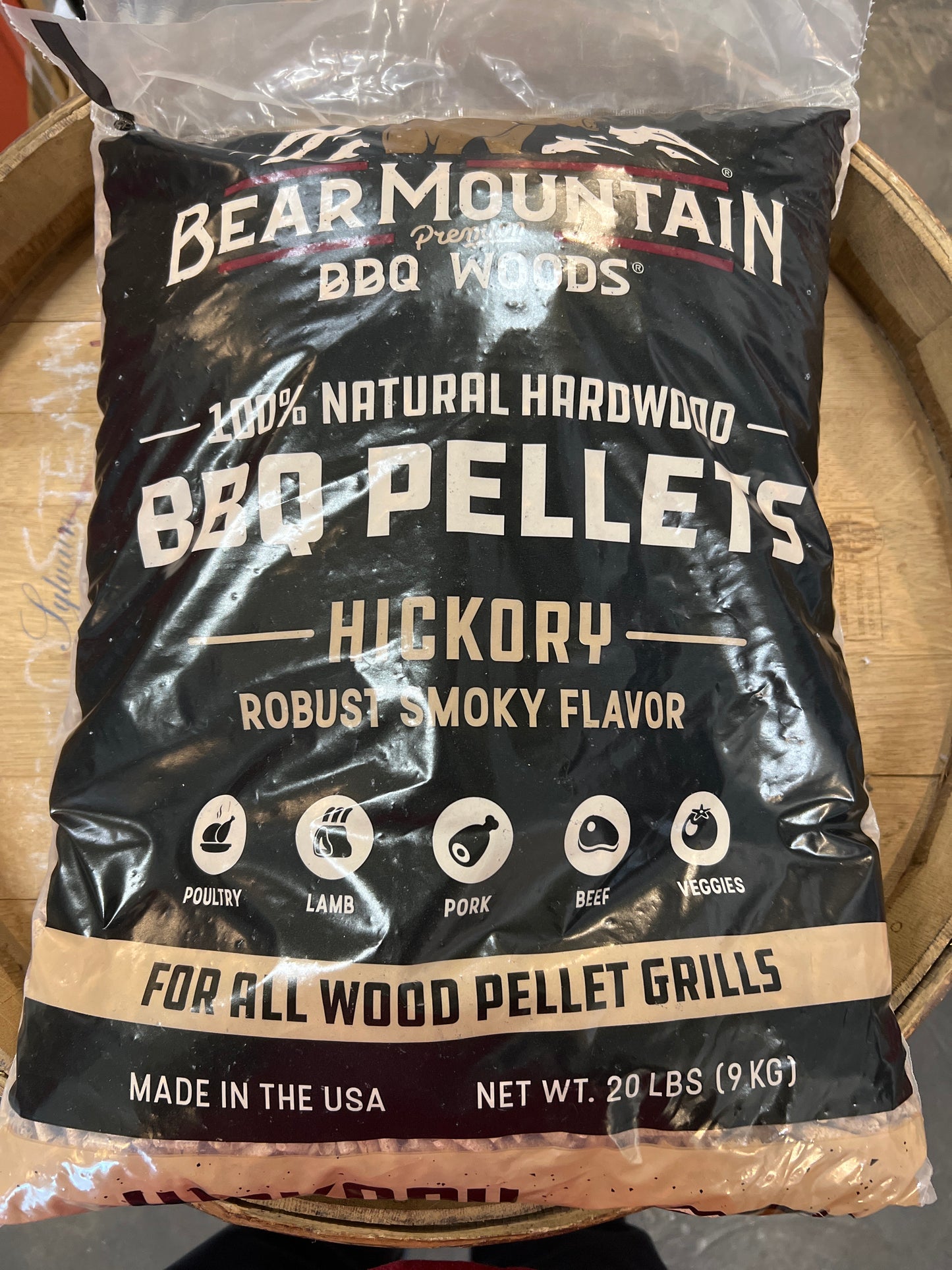 Bear Mountain 20lb Pellet - Hickory
