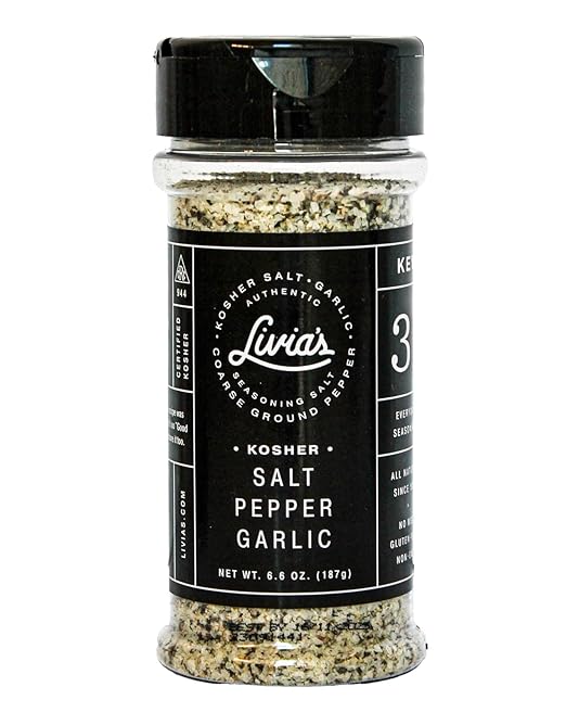 Livia's Salt Pepper Garlic Seasoning