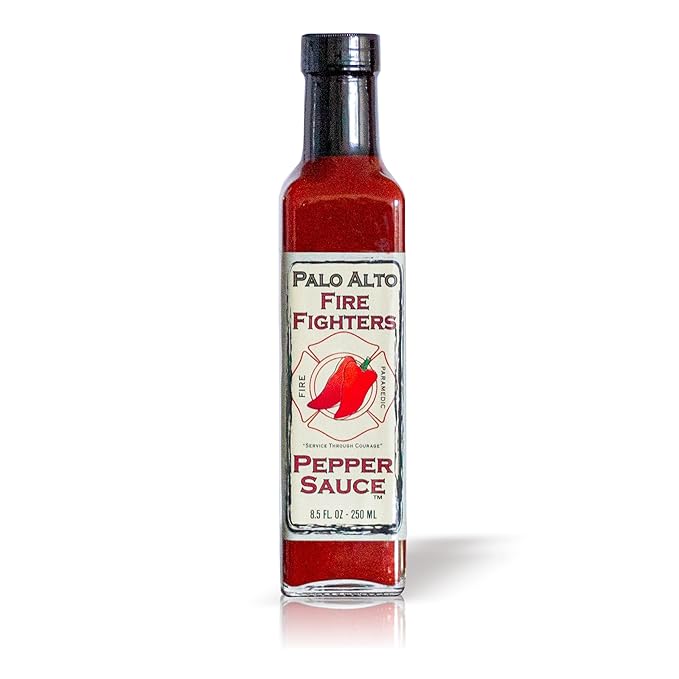 Palo Alto Fire Fighters Pepper Sauce 8.5 oz