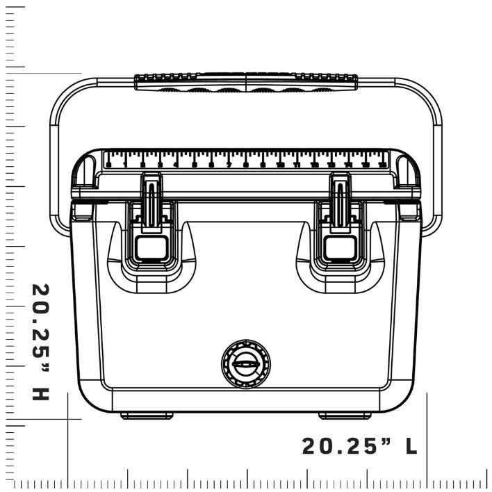 25QT Freedom Series Cooler: RWB 25qt