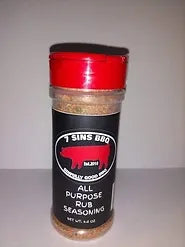 7 Sins BBQ All Purpose Rub 16oz