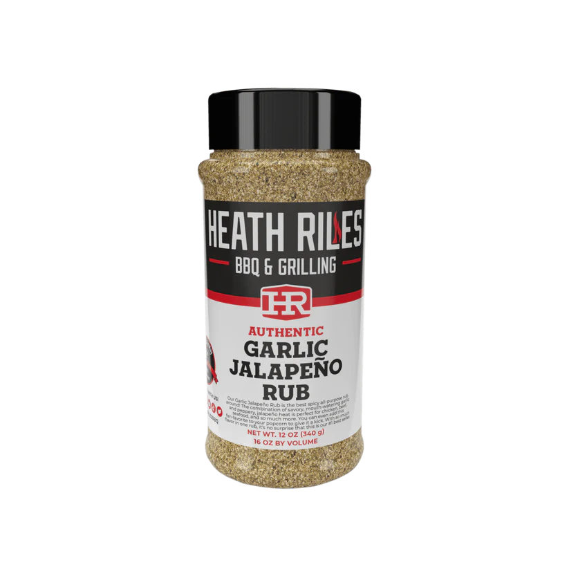 Heath Riles BBQ Garlic Jalapeno Rub 12 oz