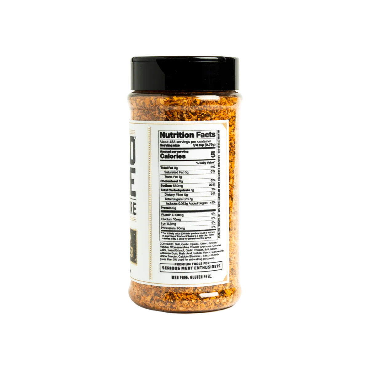 HARDCORE CARNIVORE: STEAK MASTER SEASONING