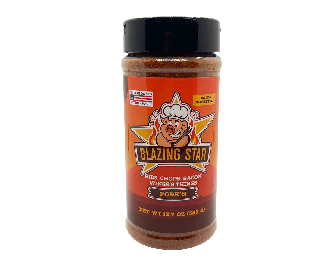 Blazing Star Pork'n Rub & Seasoning 13.7 oz