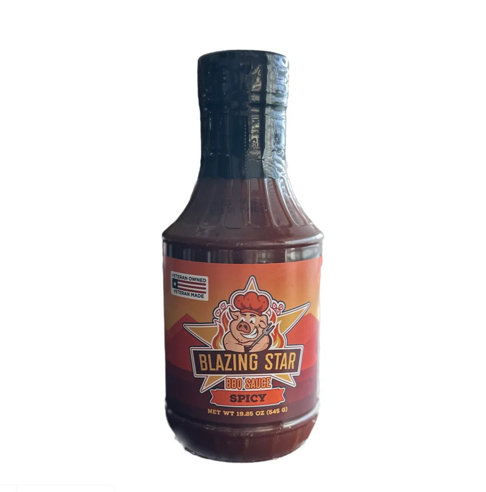 Blazing Star BBQ Spicy Sauce 19.25 oz