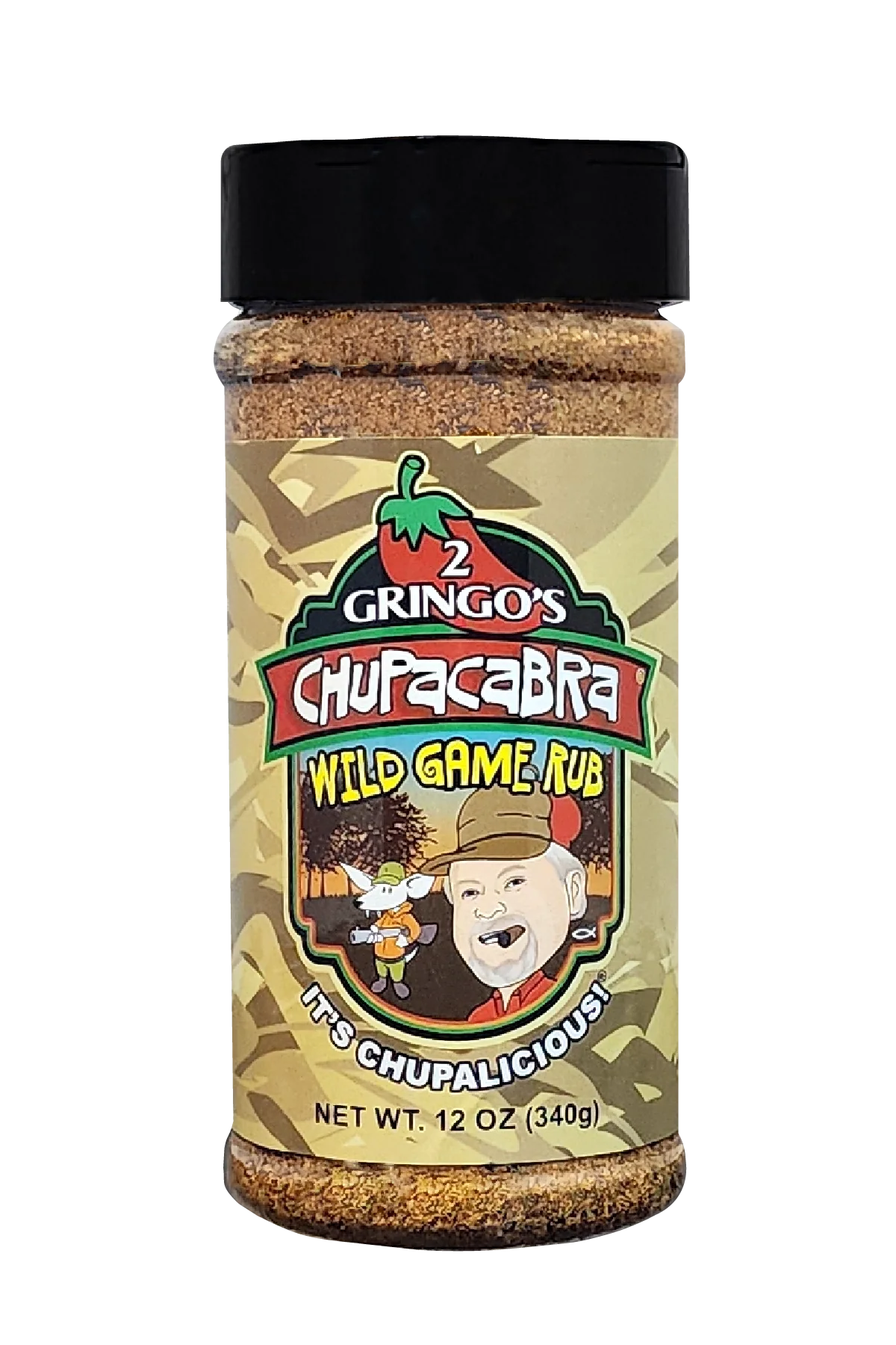 2 Gringo's Chupacabra Wild Game Rub 12 oz