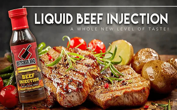 Steak Injection Liquid Beef Injection: Steak Marinade – Cen Cal Smoke