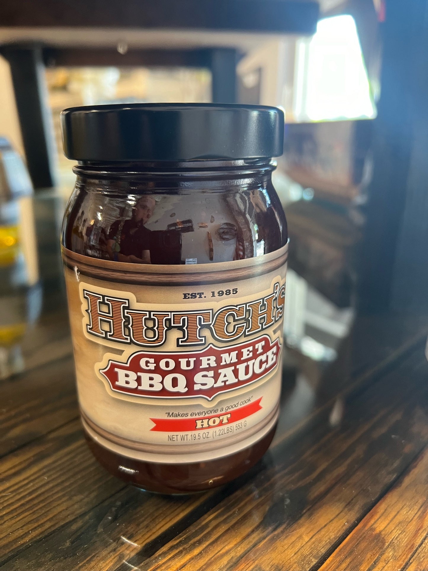 Hutch's HOT Gourmet BBQ Sauce 19.5 oz