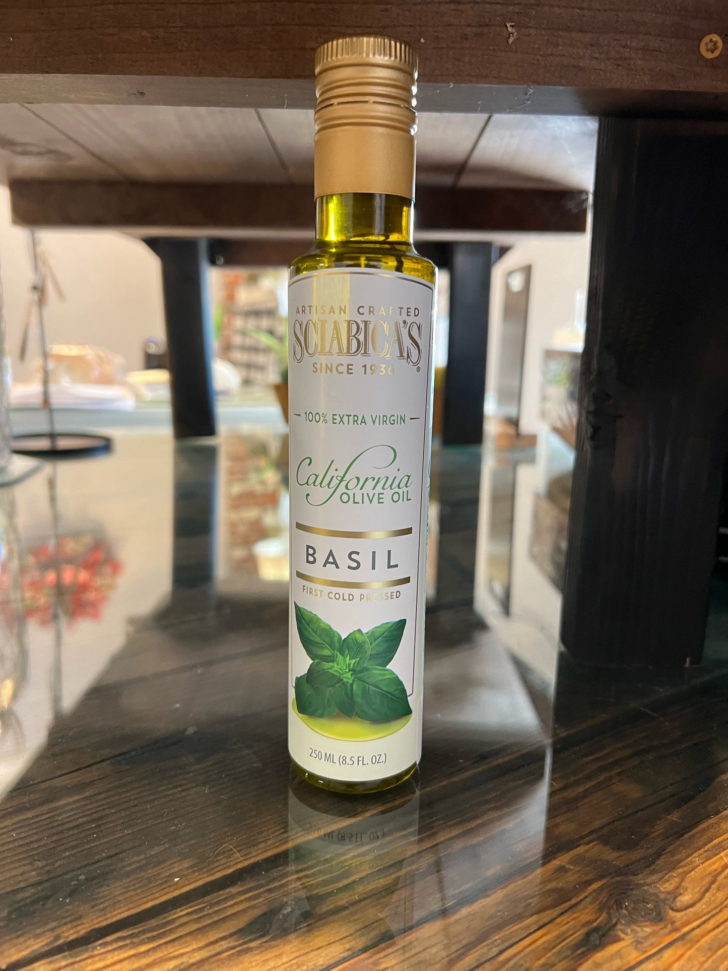 Sciabica's Basil Olive Oil 8.5 oz