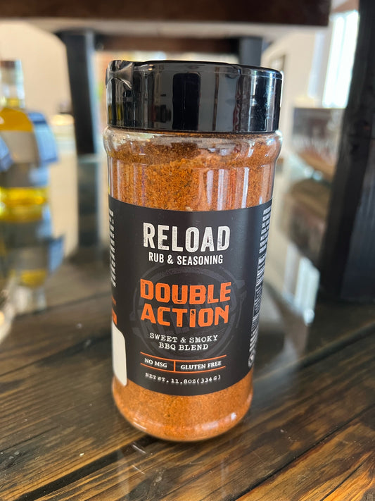 Reload Rub & Seasoning Double Action Sweet & Smoky BBQ Blend 11.8 oz