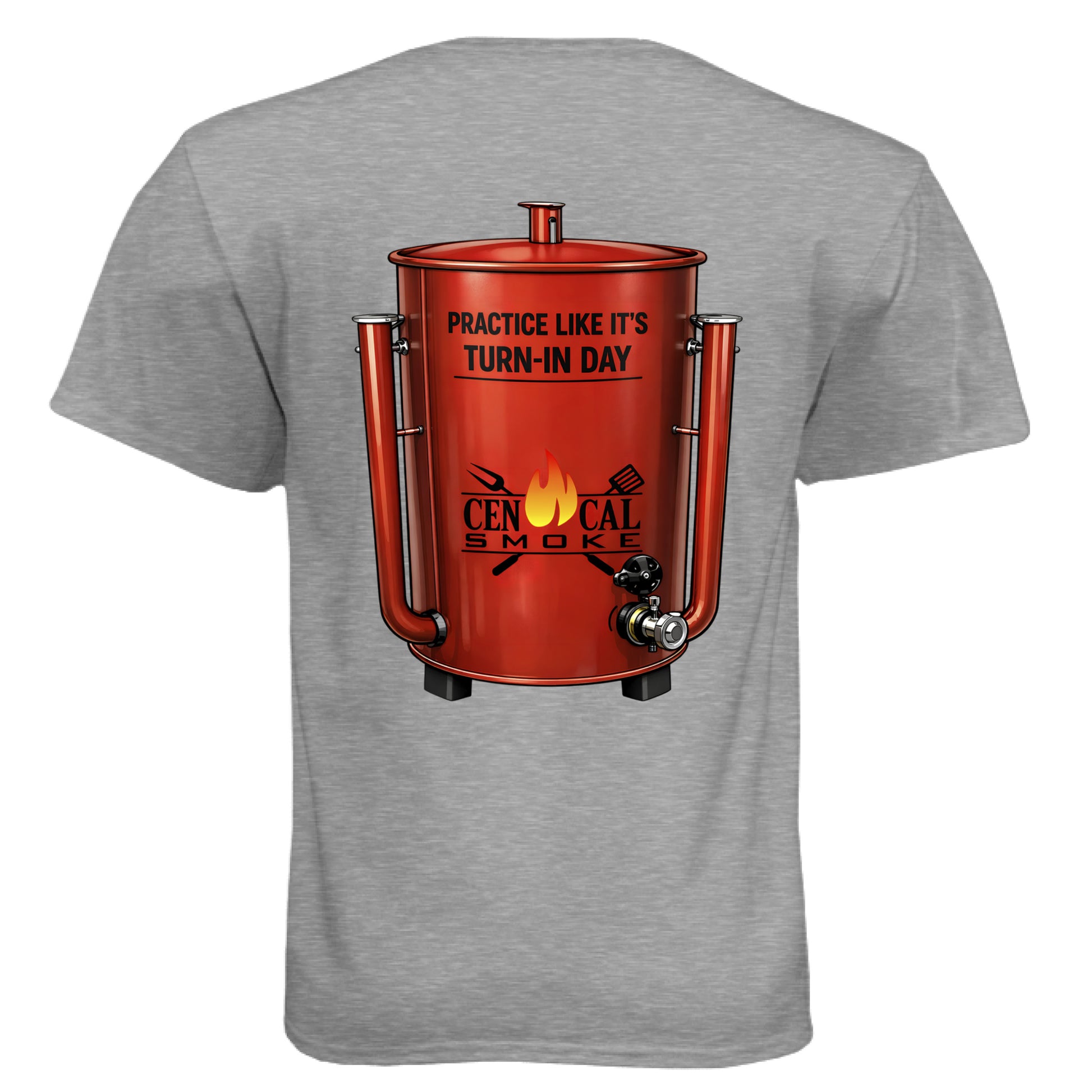 Dark Heather Grey (60/40) - BACK